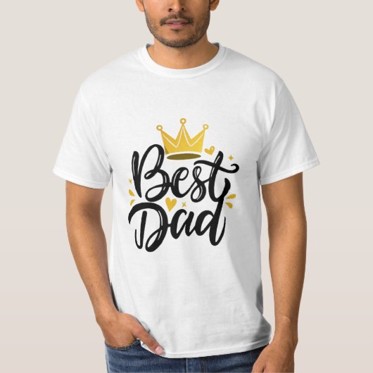 T-shirt Best Dad (Devant)