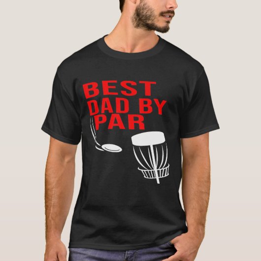 T-shirt Best Dad By Par Disc Golf Men Him (Devant)