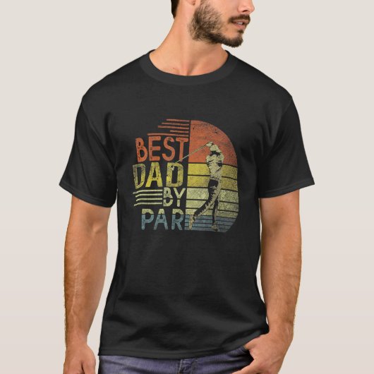 T-shirt Best Dad By Par Father s Day Golf Grandpa (Devant)
