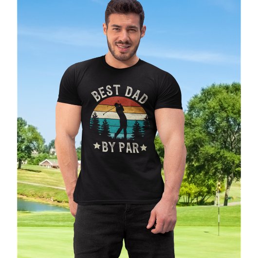 T-shirt Best Dad By Par Funny Golf Dad
