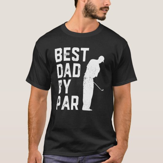 T-shirt Best Dad By Par Golf For Men Father's Day (Devant)