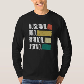 T-shirt Best Dad Ever Real Estate Broker Realtor Dad