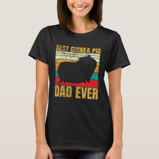 T-shirt Best Dad Furry Potato  guinea pig