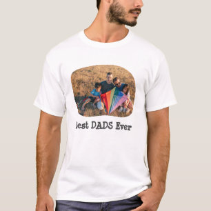 T-shirt Best DADS Ever LGBTQ téléchargez votre photo horiz