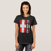 T-shirt Best Danish Mom Ever Denmark Flag Mother's Day (Devant entier)