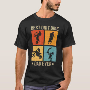 T-shirt Best Dirt Bike Papa Ever Dirt Bike Motorcycle