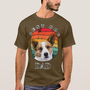 T-shirt Best Dog Dad Cardigan Welsh Corgi