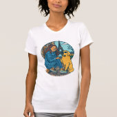 T-shirt Best Dog Mom Ever in Paris (Devant)