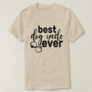 T-shirt Best Dog Uncle Ever Style Cool cadeau Anniversaire