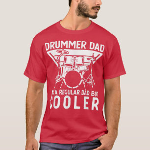 T-shirt Best Drnuméro Dad Art For Men Father Music Drums S