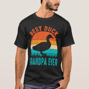 T-shirt Best Duck GRANDPA JAMAIS Vintage