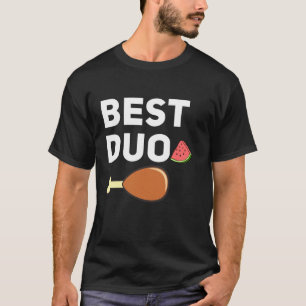 T-shirt Best Duo Funny Fried Poulet Watermelon T Shirt