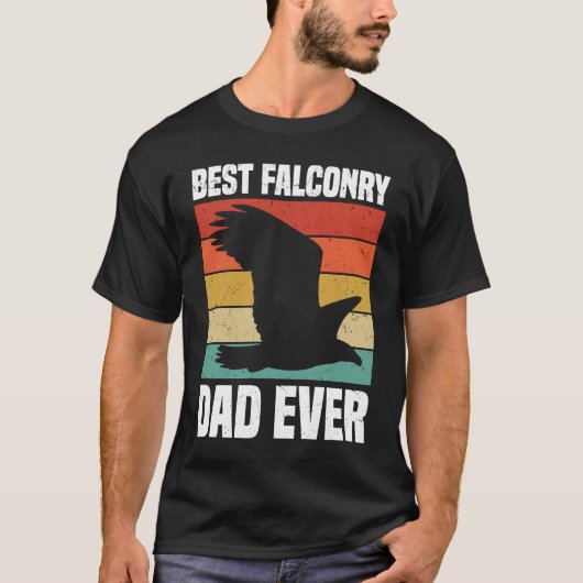 T-shirt Best Falconry Dad Ever (Devant)