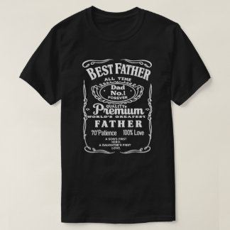 T-shirt Best Father – Premium Dad” | The Perfect Gift dad