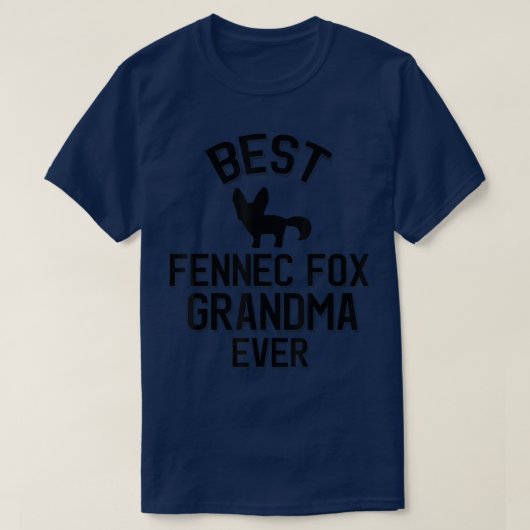 T-shirt Best Fennec Fo Grandma Ever (Design devant)