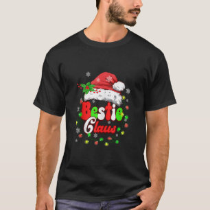 T-shirt Best Friend Christmas Bestie Claus Couples Père No