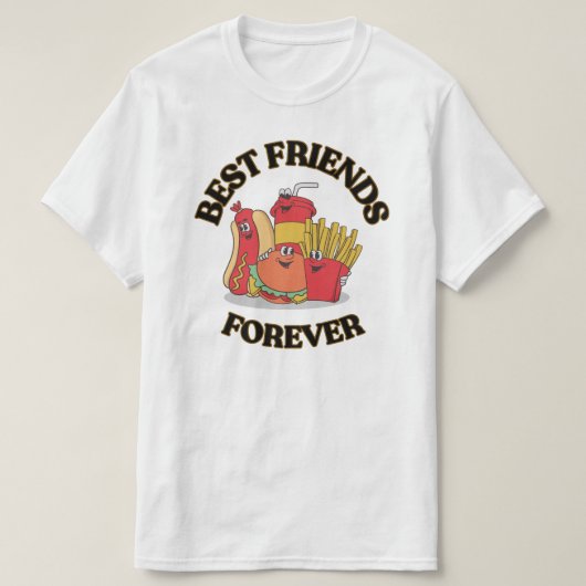T-shirt Best Friends Forever (Design devant)