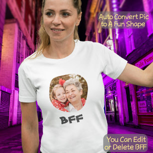 T-shirt Best Friends Forever BFF téléchargez votre photo c
