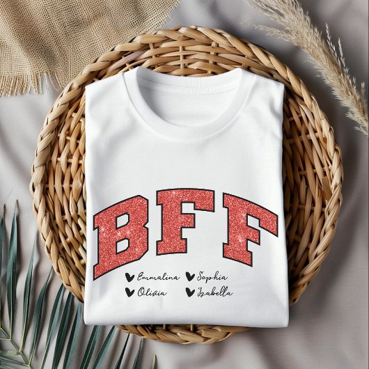 T-shirt Best Friends Shirt, Custom BFF Valentine's Day