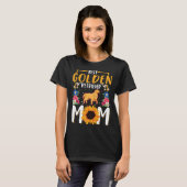 T-shirt Best Golden Retriever Mom Ever (Devant entier)