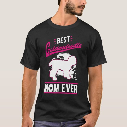 T-shirt Best Goldendoodle Mom Ever (Devant)