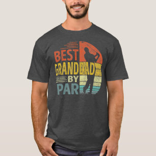 T-shirt Best Granddad By Par Fête des pères Golf Gift Gran