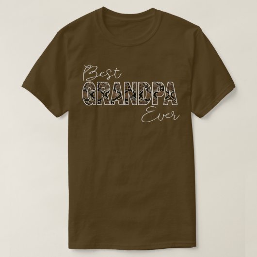 T-shirt Best Grandpa Ever, Wild Python Matching Granddad B (Design devant)