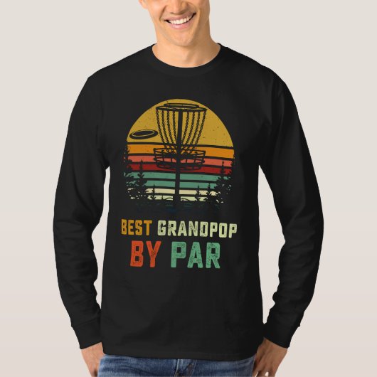 T-shirt Best Grandpop Disc Golf  Grandpa Frisbees Disk Gol (Devant)