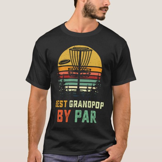 T-shirt Best Grandpop Disc Golf  Grandpa Frisbees Disk Gol (Devant)