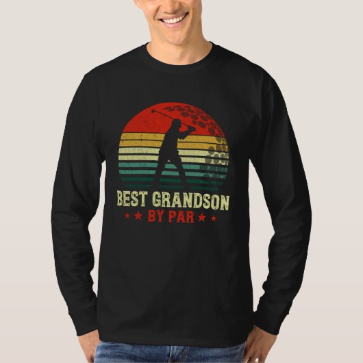 T-shirt Best Grandson By Par Daddy Father s Day Golf  Golf (Devant)