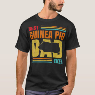 T-shirt Best Guinée Pig Papa Ever Guinée Pig Father Pet Ro