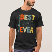 T-shirt Best Guitar Dad Ever Guitarist Father Day Chord G (Devant)