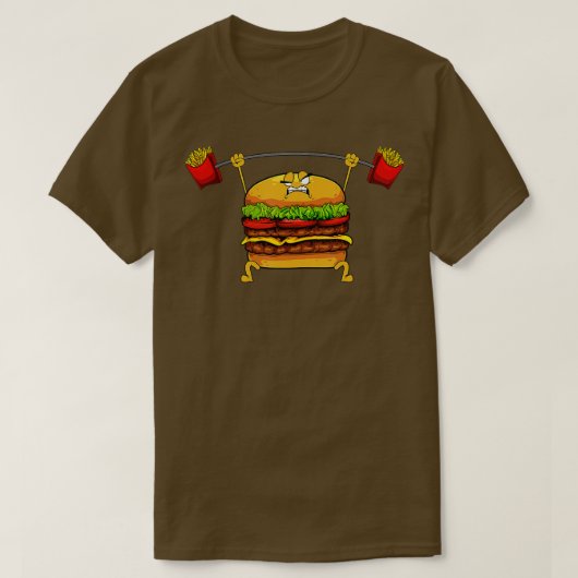 T-shirt Best Hamburger Art Men Femmes Cheeseburger Fast Fo (Design devant)