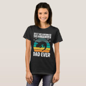 T-shirt Best Hellbender Salamander Dad Biologist Retro (Devant entier)