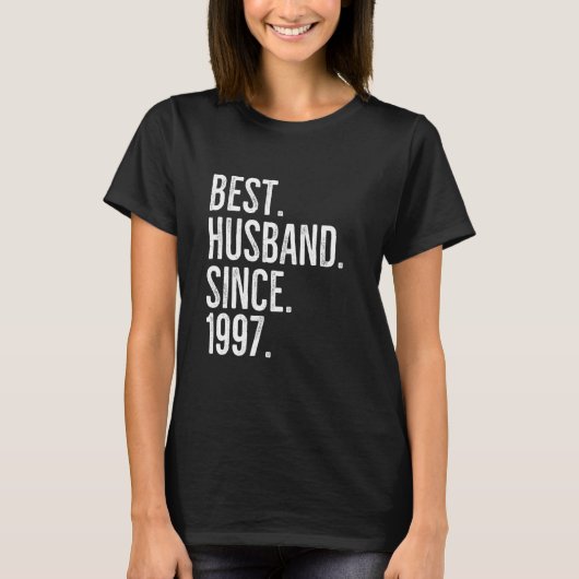 T-shirt Best Husband Since 1997 (Devant)
