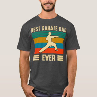 T-shirt Best karate dad ever