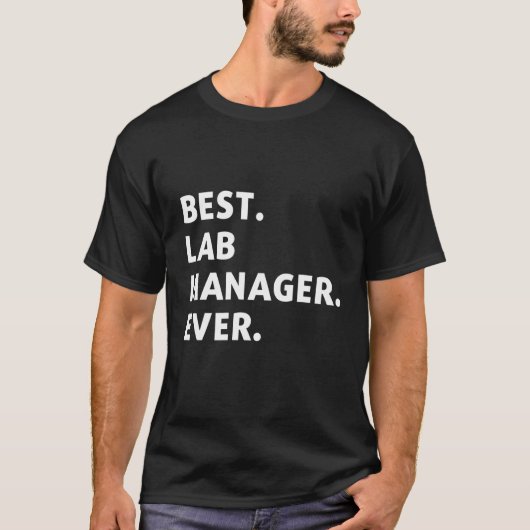 T-shirt Best Lab Manager For Coworkers Collegues Worker Bo (Devant)
