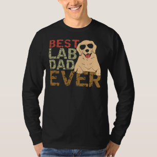 T-shirt Best Lab Papa Ever 34