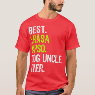 T-shirt Best Lhasa Apso Dog Uncle Jamais