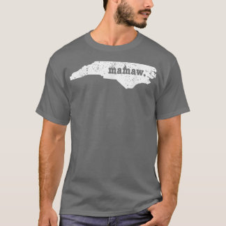 T-shirt Best Mamaw North Carolina Personalized Grandmothe