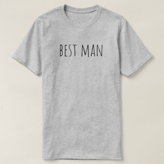 T-shirt Best Man Bridal Party Wedding (Design devant)