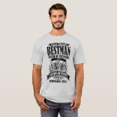 T-shirt Best Man Master of Ceremonals Groom Bachelor Party (Devant entier)