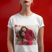 T-shirt Best Mom Ever l Custom Photo & Text Typography