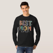 T-shirt Best Mom Ever Leopard Flash Happy Mother Day  Mama (Devant entier)