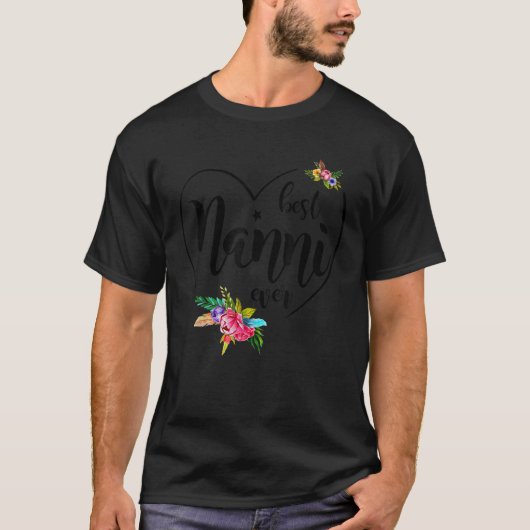 T-shirt Best Nanni Ever Nanni (Devant)