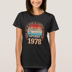 T-shirt Best Of September 1978 One Of A Kind Ltd Edition 4