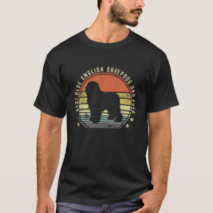 T-shirt Best Olde English Sheepdog Dad Ever Daddy Gifts