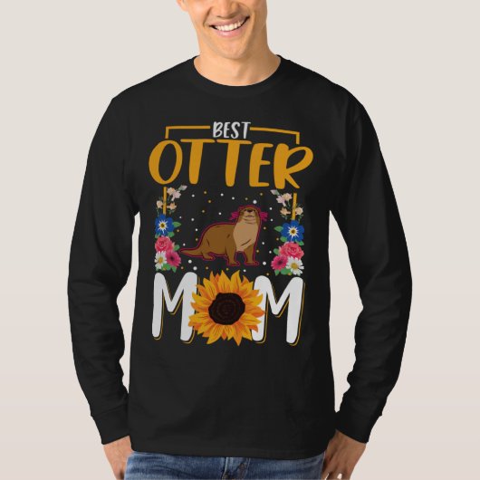 T-shirt Best Otter Mom Ever  1 (Devant)