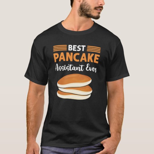 T-shirt Best Pancake Assistant Ever Flapjack Pancake Maker (Devant)