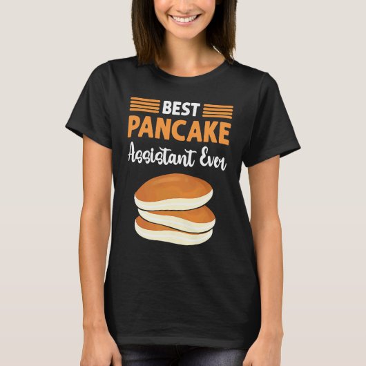 T-shirt Best Pancake Assistant Ever Flapjack Pancake Maker (Devant)